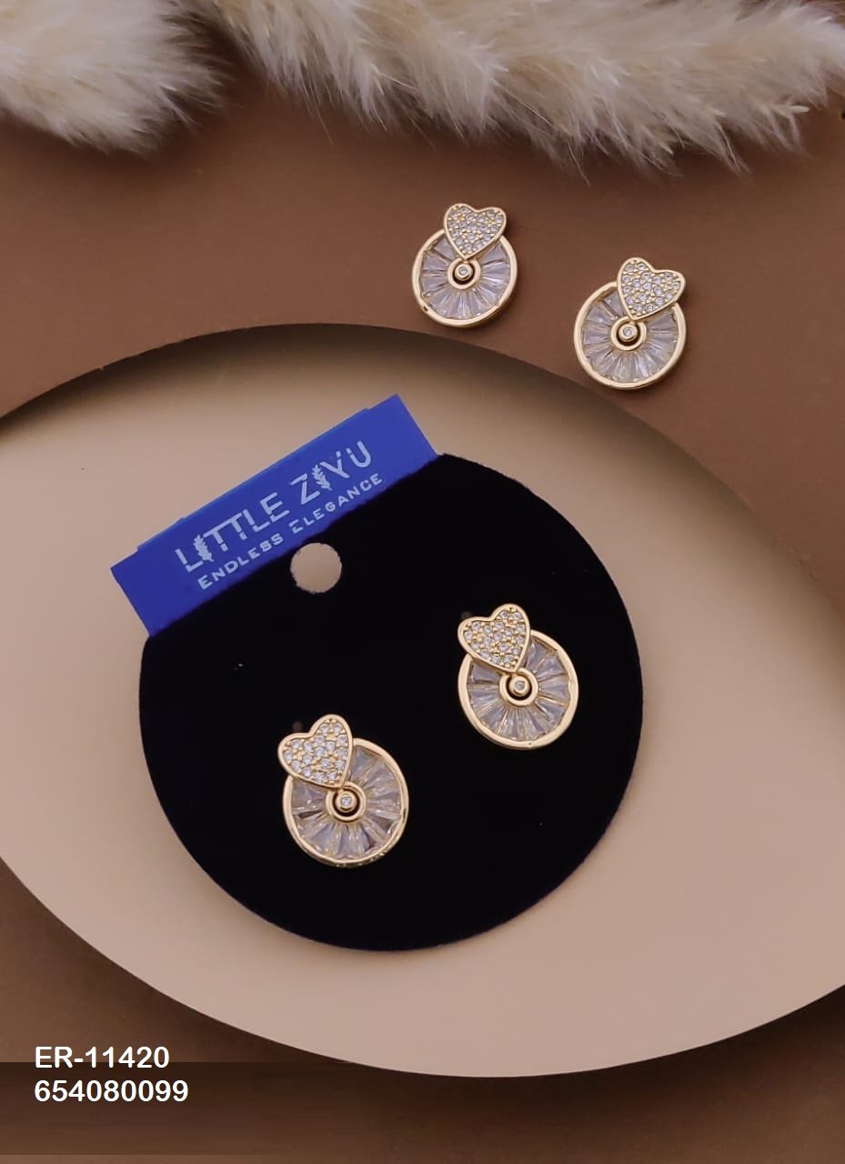 ER-11420 Anti-Tarnish Imported Earrings - Kiyu ziyu By Anjni Creation