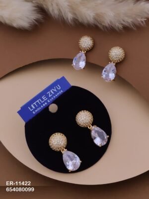 ER-11422 Anti-Tarnish Imported Earrings - Kiyu ziyu By Anjni Creation