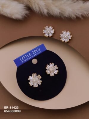 ER-11423 Anti-Tarnish Imported Earrings - Kiyu ziyu By Anjni Creation