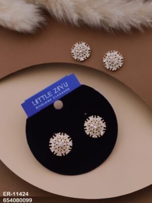 ER-11424 Anti-Tarnish Imported Earrings - Kiyu ziyu By Anjni Creation