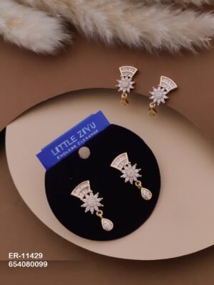 ER-11429 Anti-Tarnish Imported Earrings - Kiyu ziyu By Anjni Creation