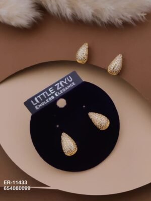 ER-11433 Anti-Tarnish Imported Earrings - Kiyu ziyu By Anjni Creation