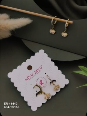 ER-11440 Anti-Tarnish Stainless Steel Earrings - Kiyu ziyu By Anjni Creation