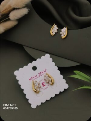 ER-11451 Anti-Tarnish Stainless Steel Earrings - Kiyu ziyu By Anjni Creation