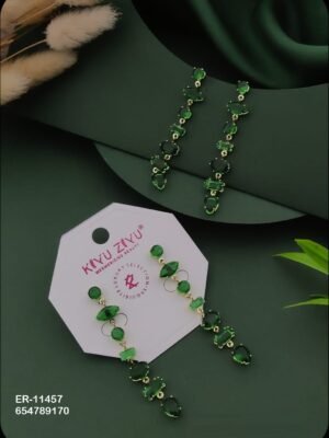 ER-11457 Anti-Tarnish Stainless Steel Earrings - Kiyu ziyu By Anjni Creation