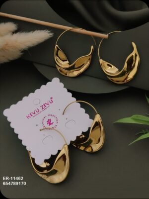 ER-11462 Anti-Tarnish Stainless Steel Earrings - Kiyu ziyu By Anjni Creation