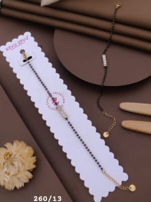 HAND-13 Anti-Tarnish Stainless Steel Hand Mangalsutra - Kiyu ziyu By Anjni Creation