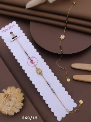HAND-15 Anti-Tarnish Stainless Steel Hand Mangalsutra - Kiyu ziyu By Anjni Creation