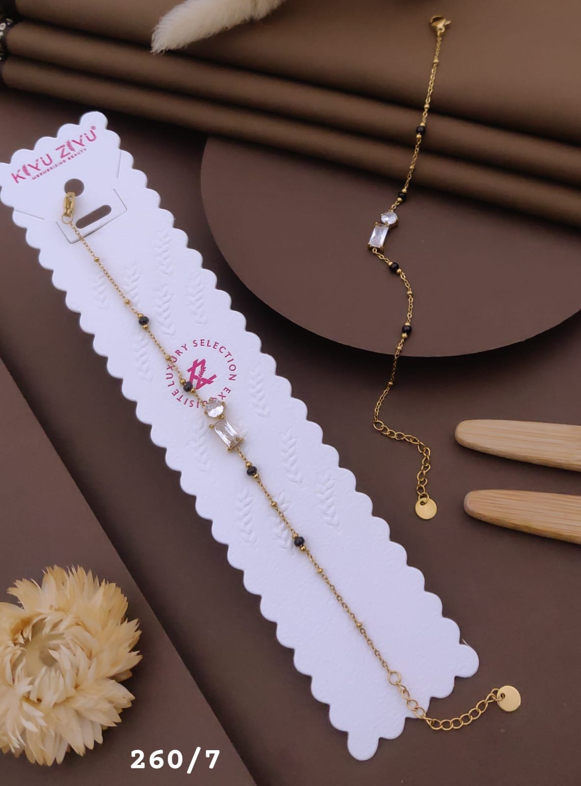 HAND-7 Anti-Tarnish Stainless Steel Hand Mangalsutra - Kiyu ziyu By Anjni Creation
