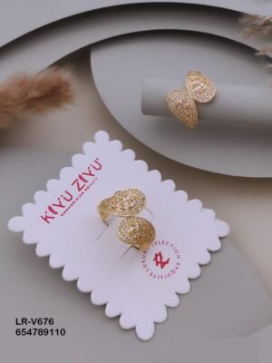 LR-V676 Anti-Tarnish Imported Rings - Kiyu ziyu By Anjni Creation