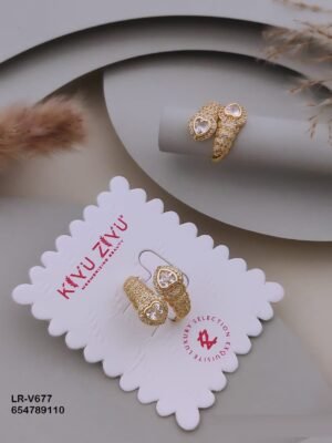 LR-V677 Anti-Tarnish Imported Rings - Kiyu ziyu By Anjni Creation