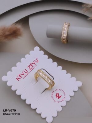 LR-V679 Anti-Tarnish Imported Rings - Kiyu ziyu By Anjni Creation