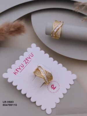LR-V683 Anti-Tarnish Imported Rings - Kiyu ziyu By Anjni Creation