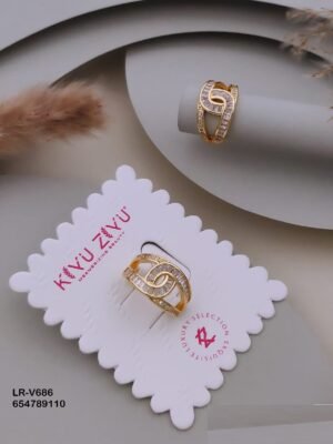 LR-V686 Anti-Tarnish Imported Rings - Kiyu ziyu By Anjni Creation
