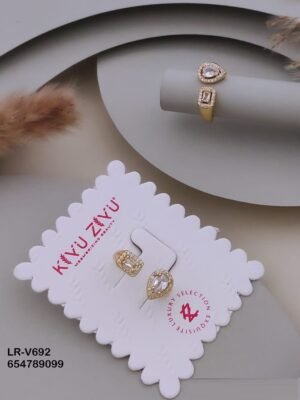 LR-V692 Anti-Tarnish Imported Rings - Kiyu ziyu By Anjni Creation