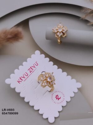 LR-V693 Anti-Tarnish Imported Rings - Kiyu ziyu By Anjni Creation