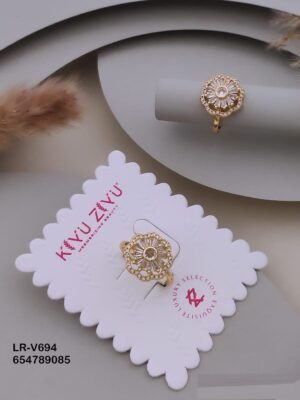 LR-V694 Anti-Tarnish Imported Rings - Kiyu ziyu By Anjni Creation