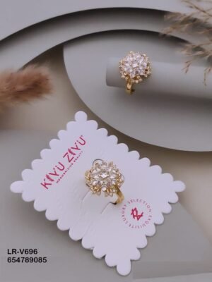 LR-V696 Anti-Tarnish Imported Rings - Kiyu ziyu By Anjni Creation