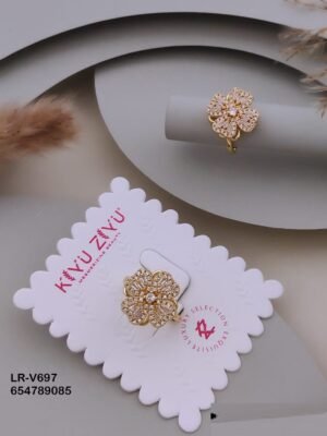 LR-V697 Anti-Tarnish Imported Rings - Kiyu ziyu By Anjni Creation