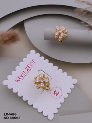 LR-V698 Anti-Tarnish Imported Rings - Kiyu ziyu By Anjni Creation