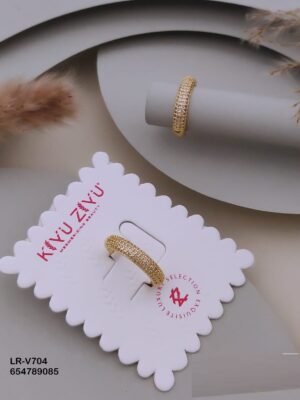 LR-V704 Anti-Tarnish Imported Rings - Kiyu ziyu By Anjni Creation