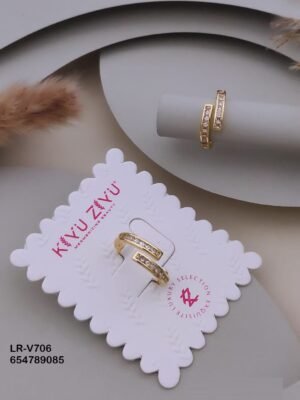LR-V706 Anti-Tarnish Imported Rings - Kiyu ziyu By Anjni Creation