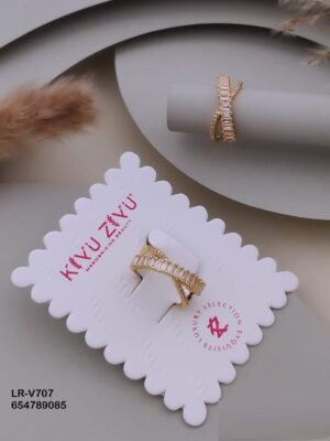 LR-V707 Anti-Tarnish Imported Rings - Kiyu ziyu By Anjni Creation