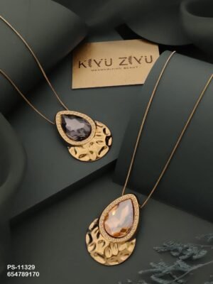 PS-11329 Anti-Tarnish Stainless Steel Western Necklace - Kiyu ziyu By Anjni Creation