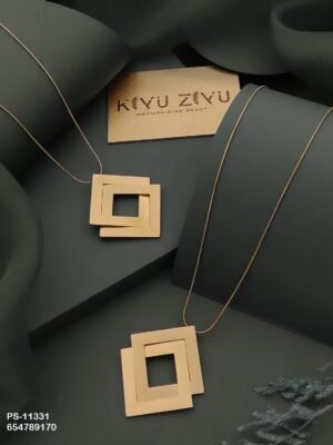 PS-11331 Anti-Tarnish Stainless Steel Western Necklace - Kiyu ziyu By Anjni Creation