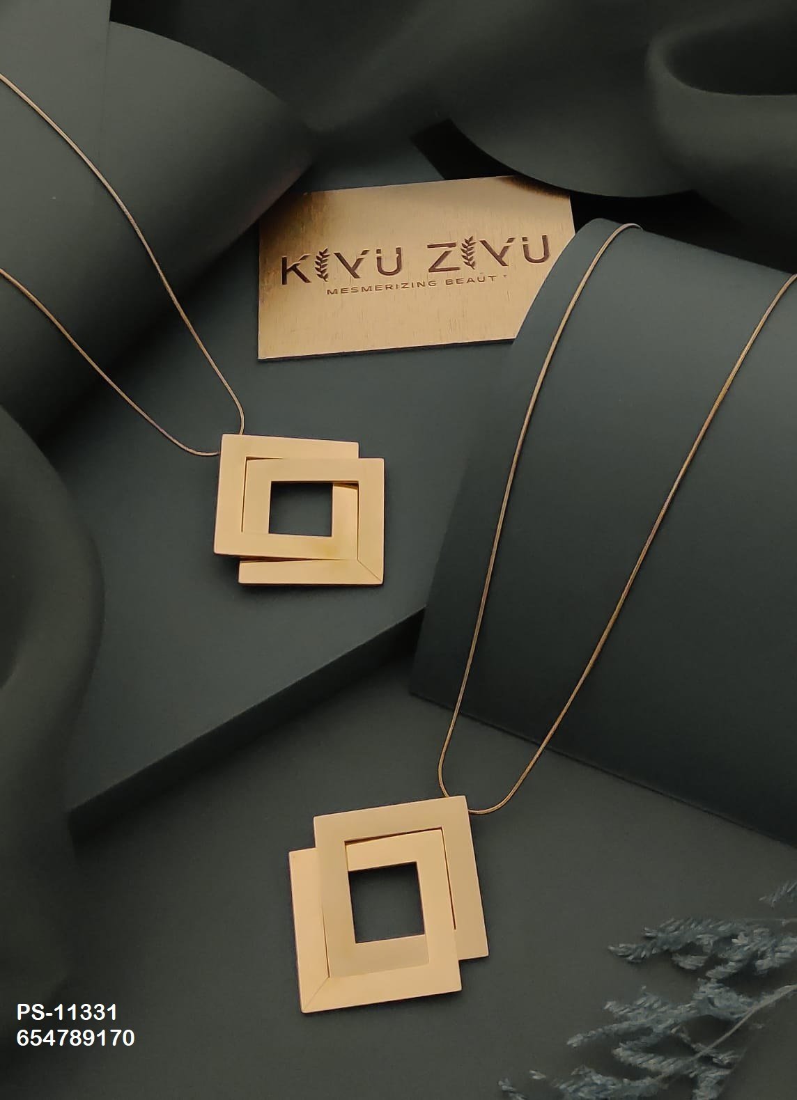 PS-11331 Anti-Tarnish Stainless Steel Western Necklace - Kiyu ziyu By Anjni Creation