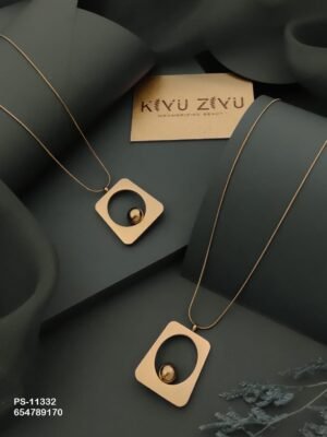 PS-11332 Anti-Tarnish Stainless Steel Western Necklace - Kiyu ziyu By Anjni Creation