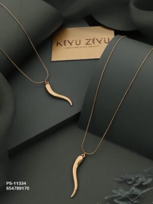 PS-11334 Anti-Tarnish Stainless Steel Western Necklace - Kiyu ziyu By Anjni Creation