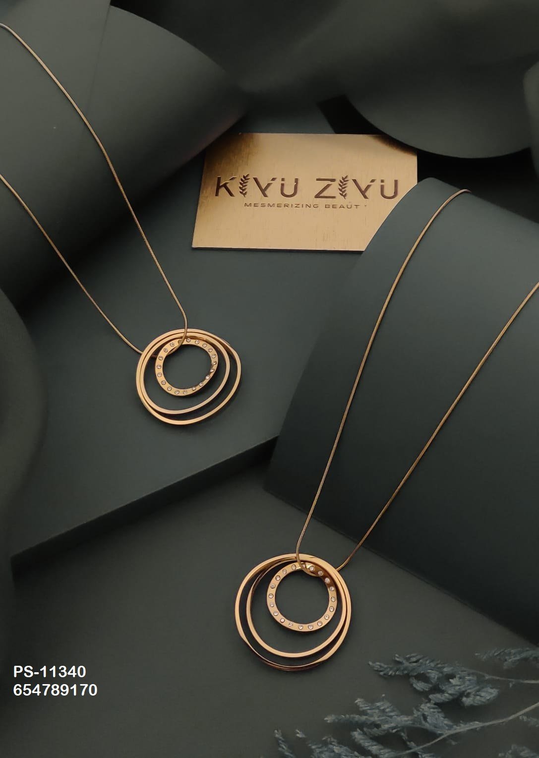 PS-11340 Anti-Tarnish Stainless Steel Western Necklace - Kiyu ziyu By Anjni Creation