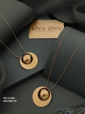 PS-11342 Anti-Tarnish Stainless Steel Western Necklace - Kiyu ziyu By Anjni Creation