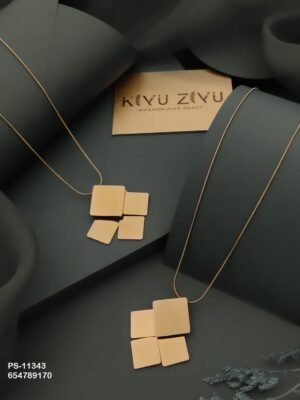 PS-11343 Anti-Tarnish Stainless Steel Western Necklace - Kiyu ziyu By Anjni Creation
