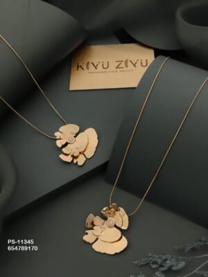 PS-11345 Anti-Tarnish Stainless Steel Western Necklace - Kiyu ziyu By Anjni Creation