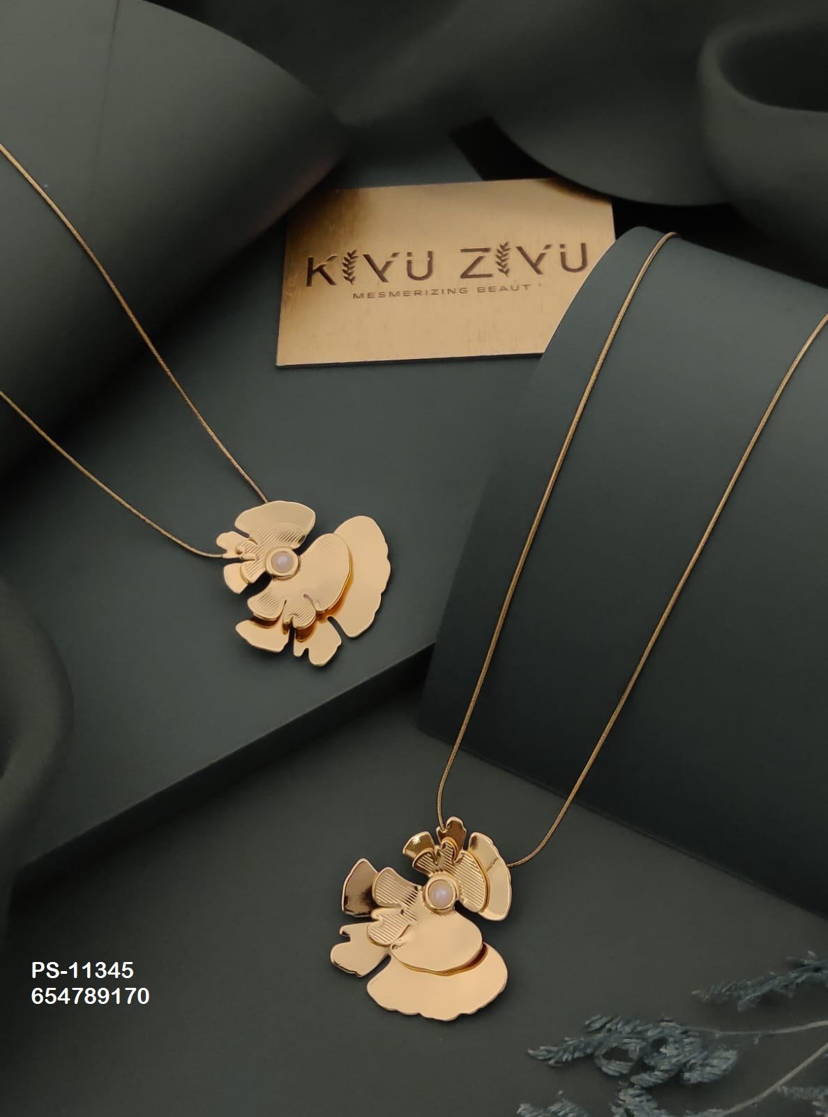 PS-11345 Anti-Tarnish Stainless Steel Western Necklace - Kiyu ziyu By Anjni Creation