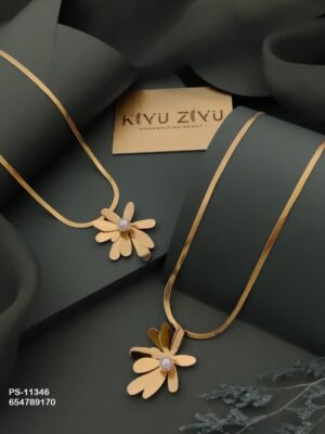 PS-11346 Anti-Tarnish Stainless Steel Western Necklace - Kiyu ziyu By Anjni Creation