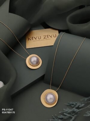 PS-11347 Anti-Tarnish Stainless Steel Western Necklace - Kiyu ziyu By Anjni Creation