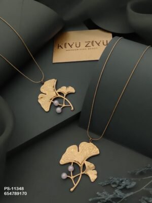 PS-11348 Anti-Tarnish Stainless Steel Western Necklace - Kiyu ziyu By Anjni Creation