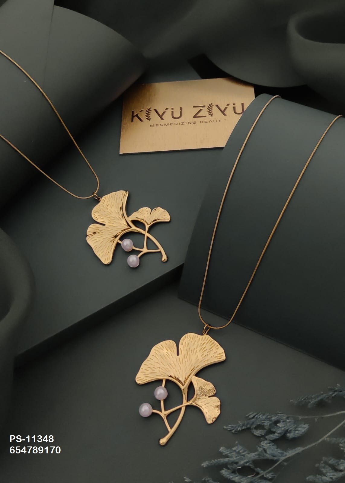 PS-11348 Anti-Tarnish Stainless Steel Western Necklace - Kiyu ziyu By Anjni Creation