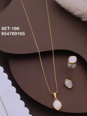 SET-196 Anti-Tarnish Stainless Steel Combo Set - Kiyu ziyu By Anjni Creation