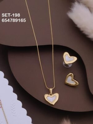 SET-198 Anti-Tarnish Stainless Steel Combo Set - Kiyu ziyu By Anjni Creation