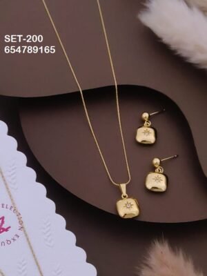 SET-200 Anti-Tarnish Stainless Steel Combo Set - Kiyu ziyu By Anjni Creation