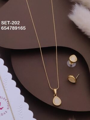 SET-202 Anti-Tarnish Stainless Steel Combo Set - Kiyu ziyu By Anjni Creation