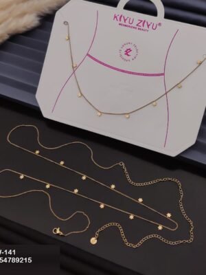 W-141 Anti-Tarnish Stainless Steel Waist Chain - Kiyu ziyu By Anjni Creation