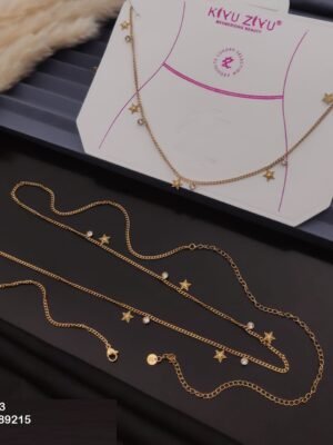 W-143 Anti-Tarnish Stainless Steel Waist Chain - Kiyu ziyu By Anjni Creation