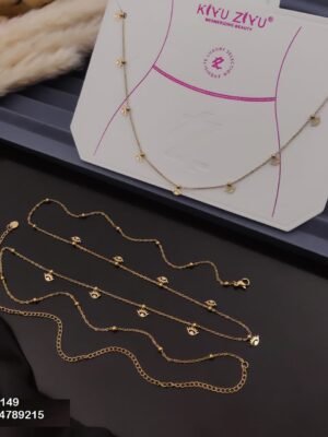 W-149 Anti-Tarnish Stainless Steel Waist Chain - Kiyu ziyu By Anjni Creation