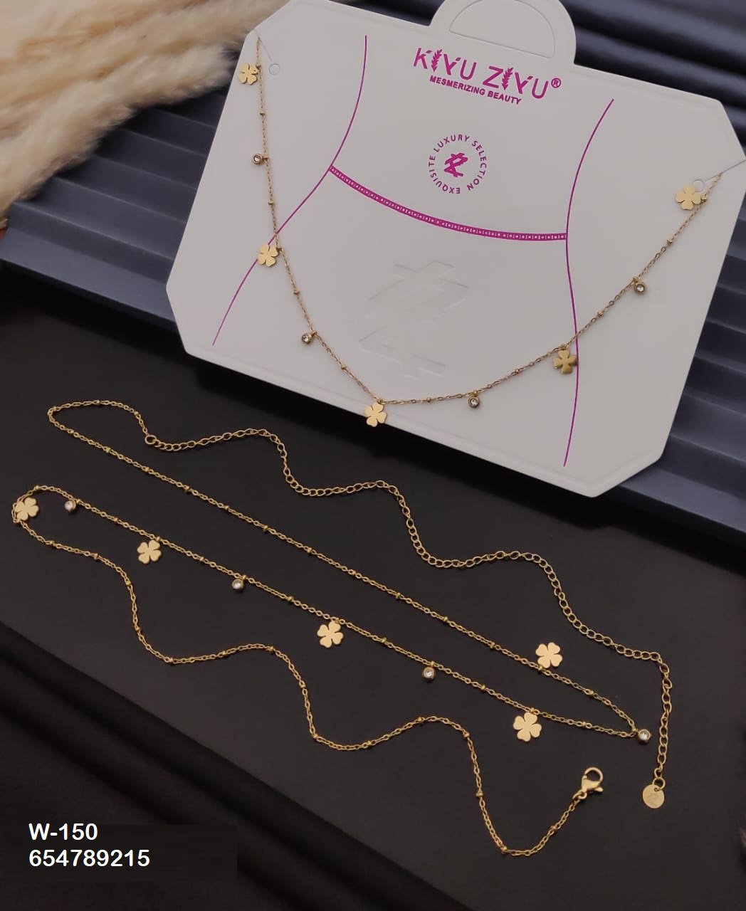 W-150 Anti-Tarnish Stainless Steel Waist Chain - Kiyu ziyu By Anjni Creation