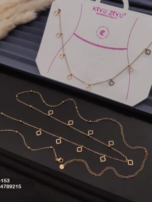 W-153 Anti-Tarnish Stainless Steel Waist Chain - Kiyu ziyu By Anjni Creation